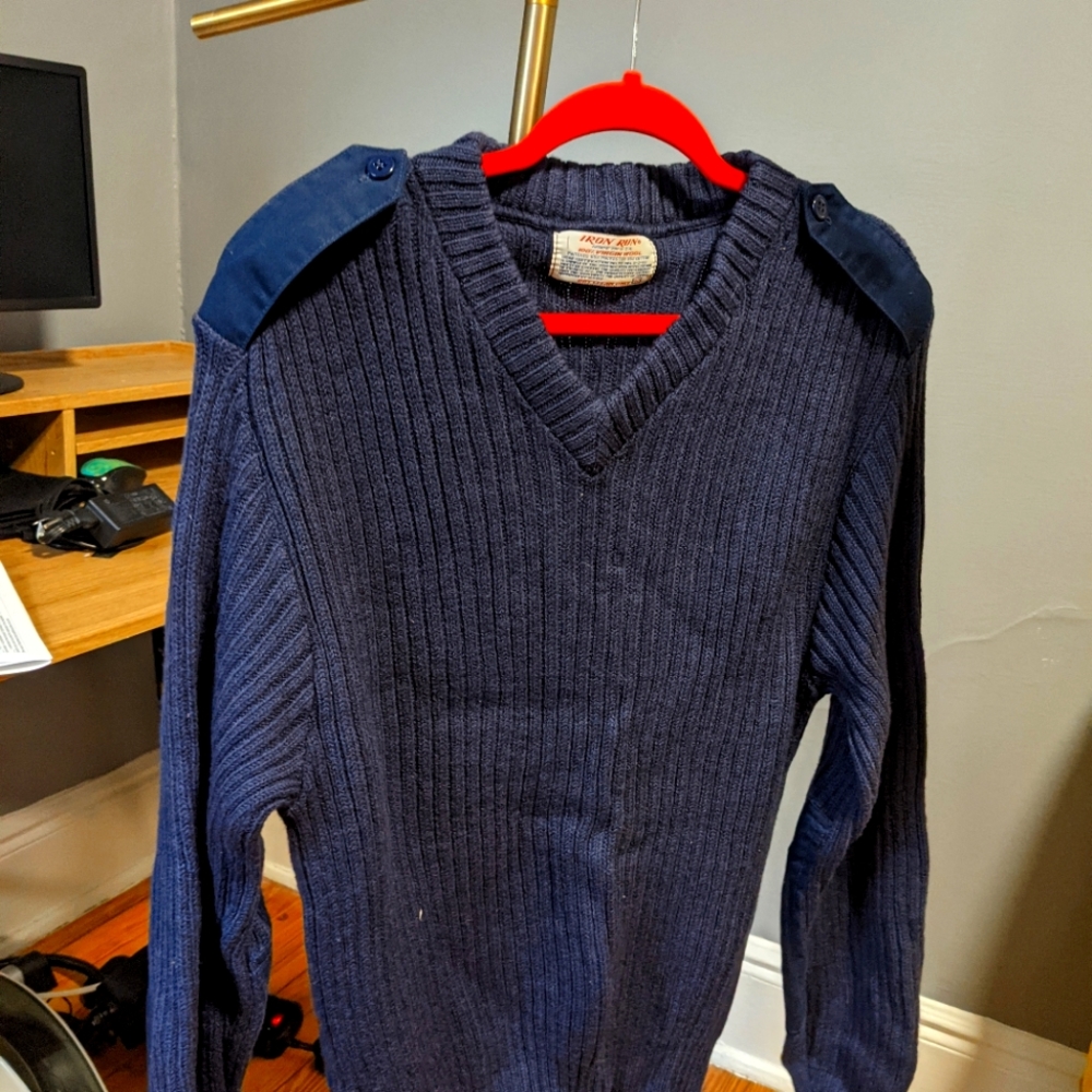 Vintage Wool Sweater with Amazing Details